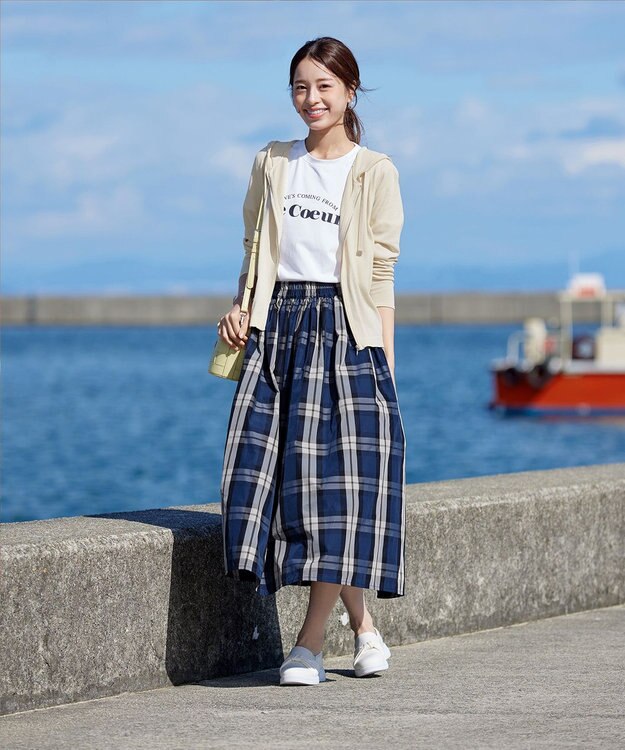 Tiaclasse 【安田美沙子さん着用】キャンバスリボンスリッポン オフホワイト