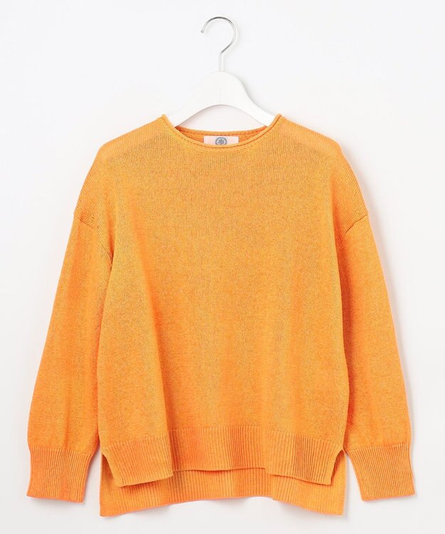 J.PRESS LADIES L 【洗える】DRY COMFORT ニット オレンジ系
