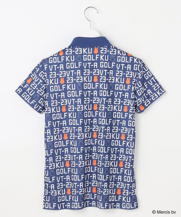 23区GOLF 【WOMEN】【吸水速乾/UVカット】ミッフィーロゴポロシャツ ブルー系5