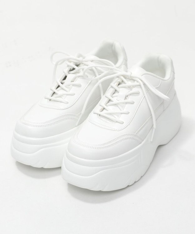 WEGO 厚底スニーカー ホワイト