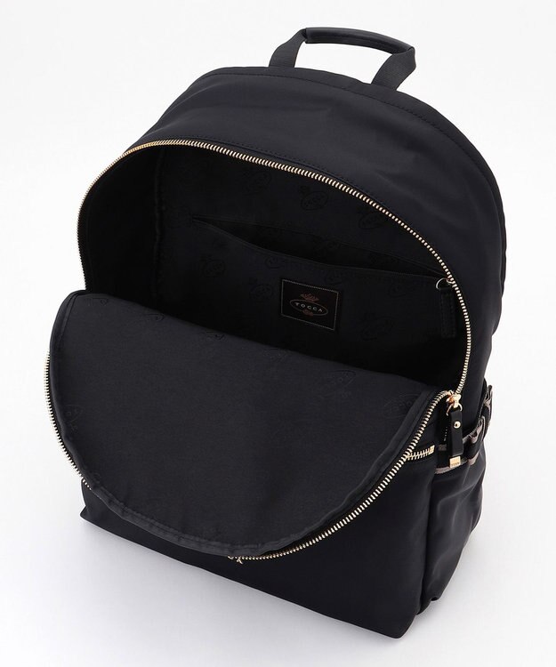 TOCCA 【A4サイズ対応・撥水・PCポケット付き】SIDE RIBBON BACKPACK バックパック ベージュ系5