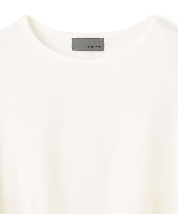 uncrave ダブルフェイスジャージー ハンカチスリーブトップス オフ