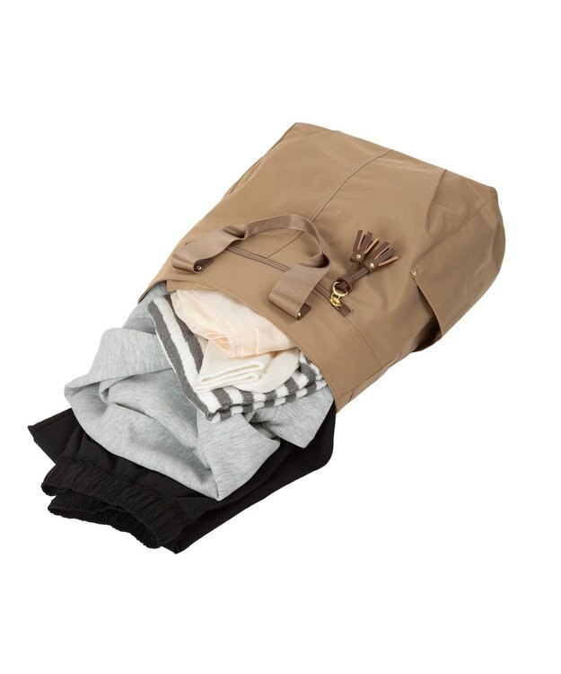 ACE BAGS & LUGGAGE kanana project collection タッセル-e トートリュック A4 68874 ベージュ