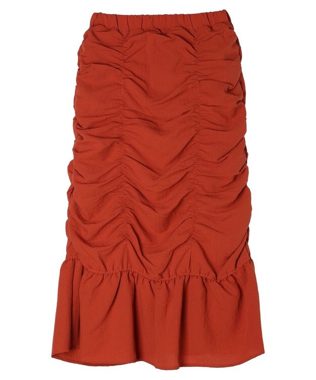 Green Parks ・ＳＵＧＡＲ　ＳＰＯＯＮ　ギャザーＩラインスカート Terracotta
