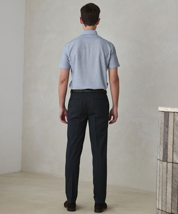 GOTAIRIKU セットアップ対応【ロングセラー】ウォッシャブル サマーウール100％パンツ(ノータック)26年モデル グレー系