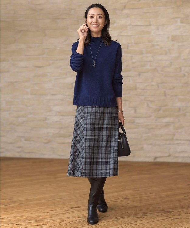 J.PRESS LADIES 【2way】ボストン ミニ バッグ ブラック系