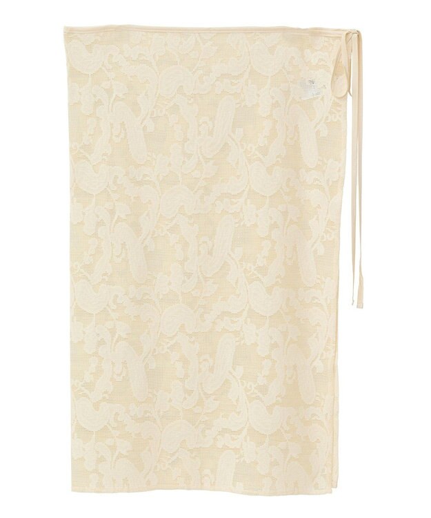 Green Parks レース巻きスカート Black