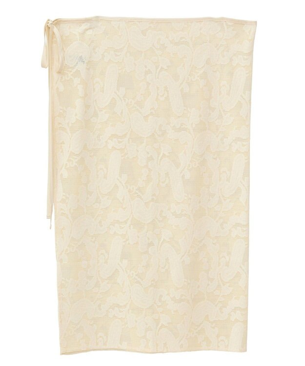 Green Parks レース巻きスカート Black