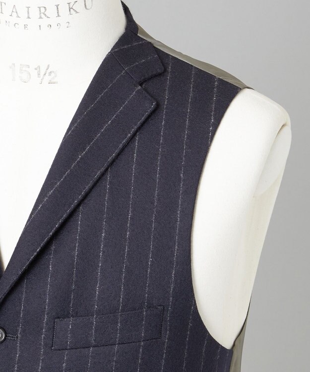 GOTAIRIKU 【MARLING&EVANS】FLANNEL スリーピーススーツ ネイビー系1