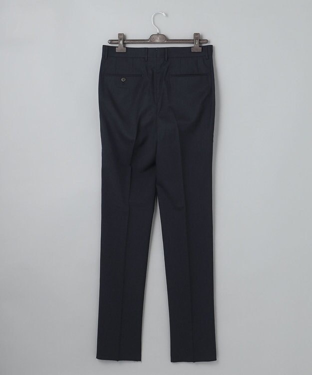 GOTAIRIKU ウォッシャブル ウール トラウザーズ ネイビー系