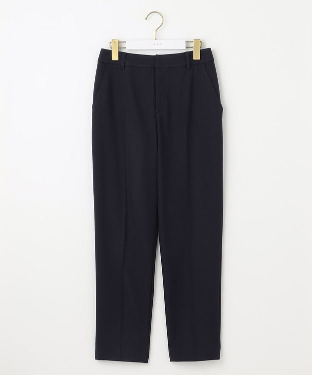 ANY SIS 【保温効果/ストレッチ】シリーズ累計13万枚突破！ビューティサーモ テーパードパンツ ネイビー