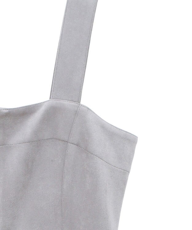 Green Parks ・ＥＬＥＮＣＡＲＥ　ＤＵＥ　スエードポンチジャンスカ Gray Beige