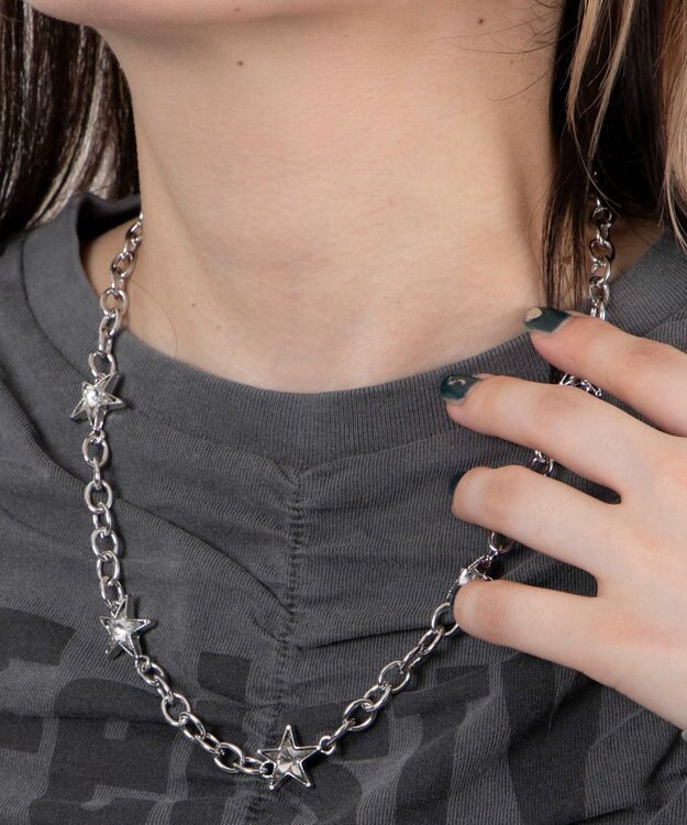 WEGO Lスターチェーンネックレス