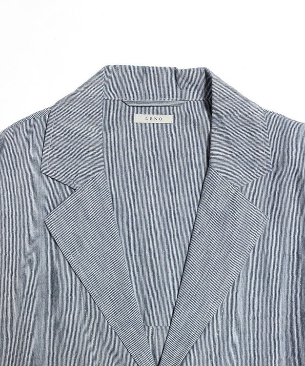 LENO LIGHT HICKORY ATERIER COAT《UNISEX》/ ヒッコリーアトリエコート WHITE STRIPE