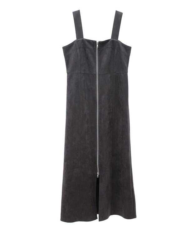 Green Parks ・ＥＬＥＮＣＡＲＥ　ＤＵＥ　スエードポンチジャンスカ Charcoal Gray