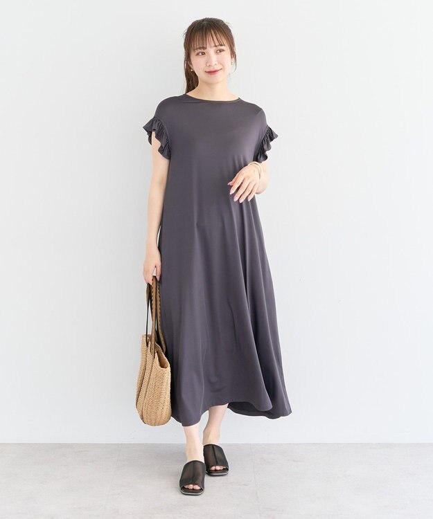 Green Parks ・ＳＵＧＡＲ　ＳＰＯＯＮ　【ラッシュガード】フリル Charcoal Gray