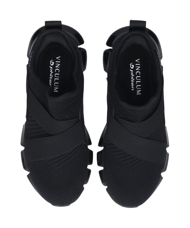 Bridget Birkin 【VINCULUM×phiten】エラスティックコラボスニーカー ブラック雑材