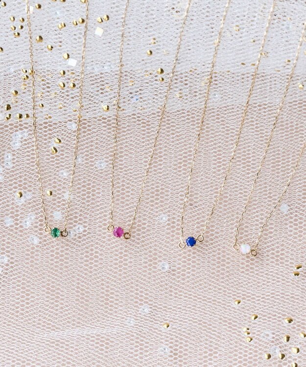 Phoebe 【K10】プチオパールブレスレット　クリア/BOX＆ショッパーつき/天然石/10月誕生石 ゴールド