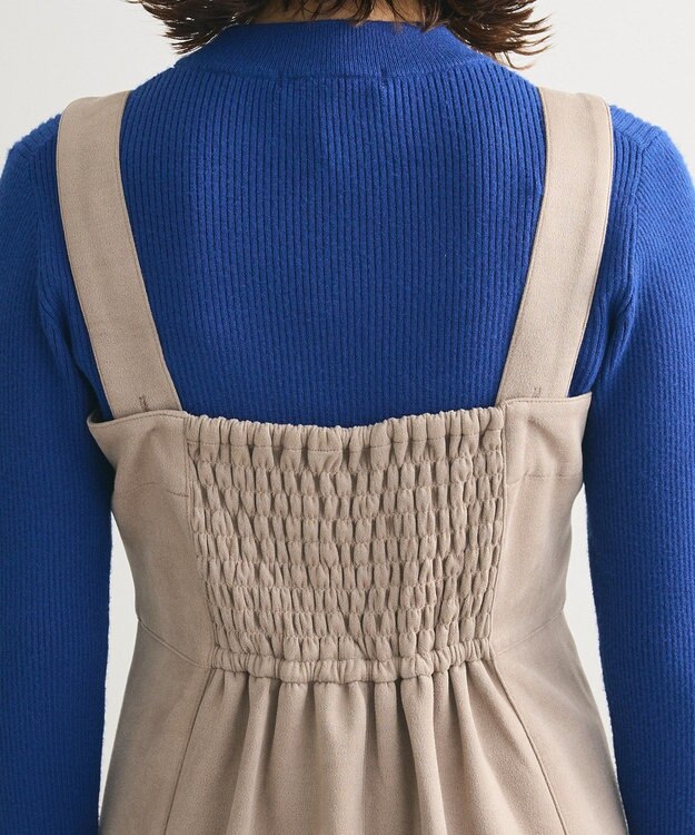 Green Parks ・ＥＬＥＮＣＡＲＥ　ＤＵＥ　スエードポンチジャンスカ Gray Beige