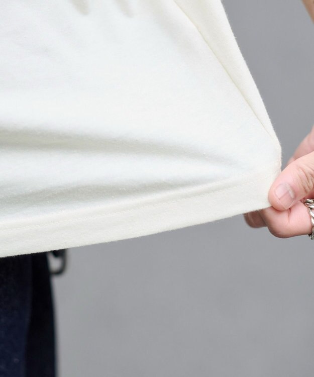 WEGO 【ユニセックス着用ITEM】グラフィックネップT（SS） ホワイトアイボリー