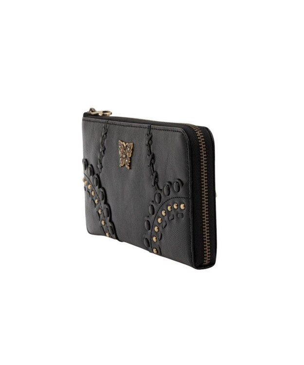 ANNA SUI マチルダ 薄マチ長財布 クロ