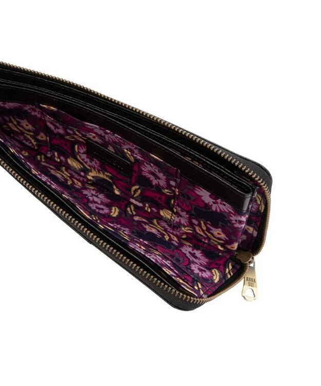 ANNA SUI マチルダ 薄マチ長財布 クロ