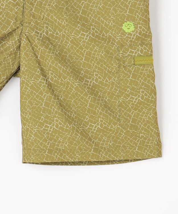 PW CIRCULUS 【MEN】ドライタッチ エレファント総柄プリントショートパンツ ゴルフ カーキ系5