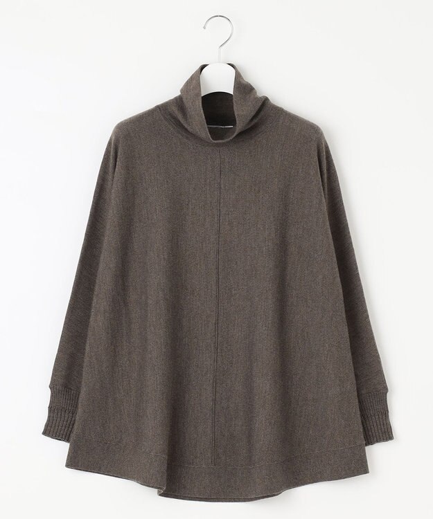 J.PRESS LADIES S 【WEB限定カラーあり・洗える】EASY WOOL チュニック ニット ブラウン系