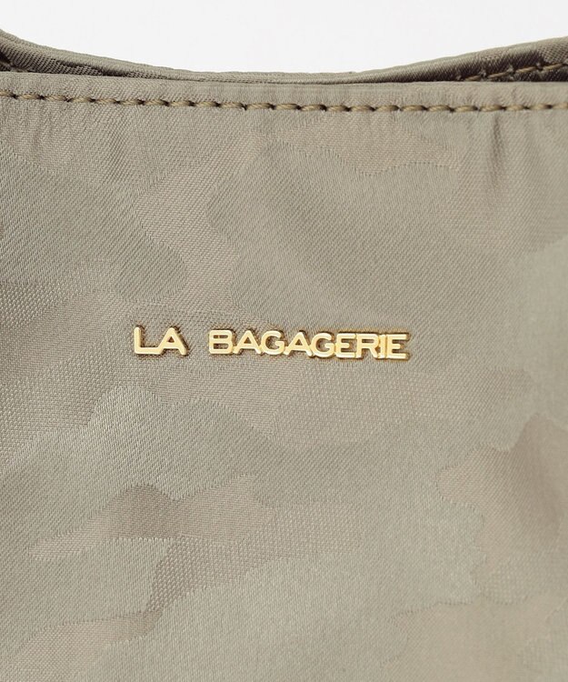 LA BAGAGERIE シャドージャカード 2WAYミニトートバッグ グレージュ