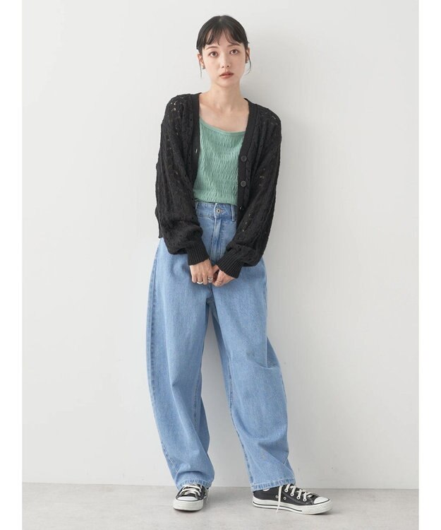 earth music&ecology シャーリングタンクトップ Mint