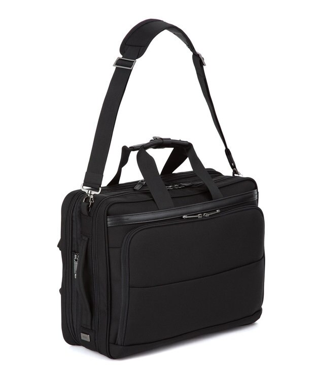 ACE BAGS & LUGGAGE ace. デヴェル ビジネスリュック  B4サイズ 15.6インチPC収納 21/29L 1520g 3way エキスパンド 20266 ブラック×ネイビー