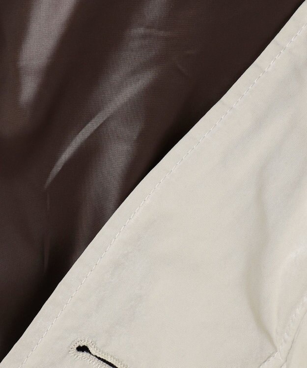 JOSEPH ABBOUD MOUNTAIN  【サスティナブル/ECO撥水/ECOファー/9ポケット/男女兼用】Pe/Nyピーチ ダウンコート アイボリー系