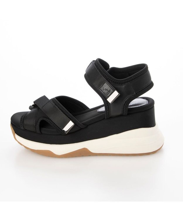 ing <ing>厚底スポーツサンダル ブラック