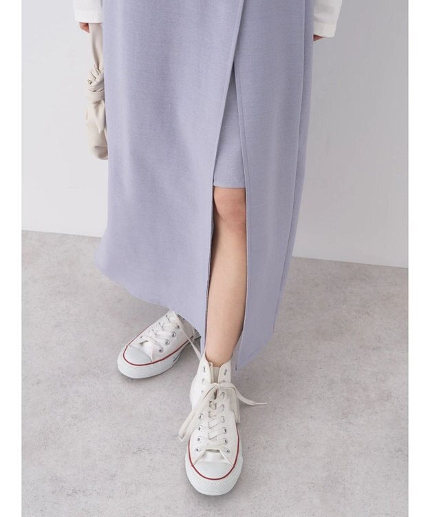 earth music&ecology ＳＥＴ２点　２ＷＡＹスカパン Grayish Blue