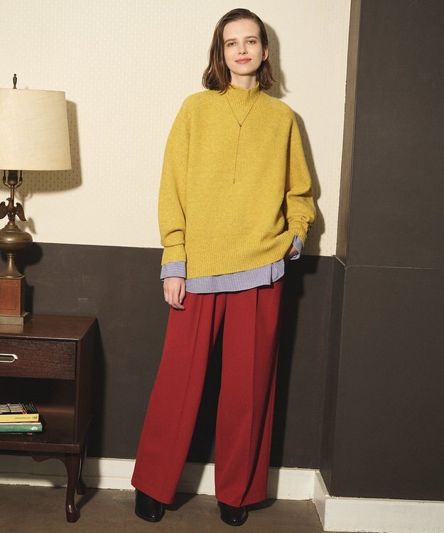 ANY 【LEE掲載】ハイネックウィンターニット イエロー