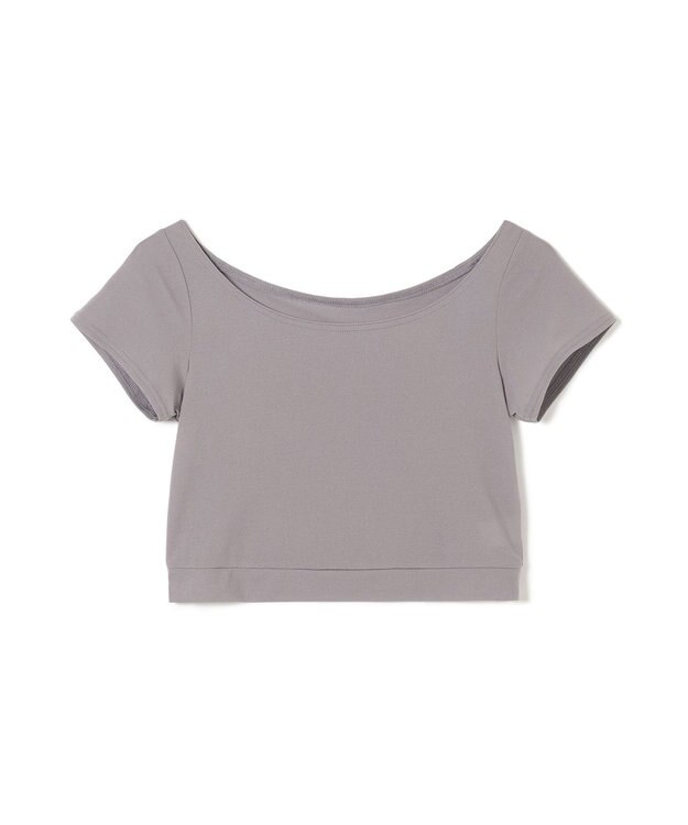 Chacott ショートトップ アッシュグレー