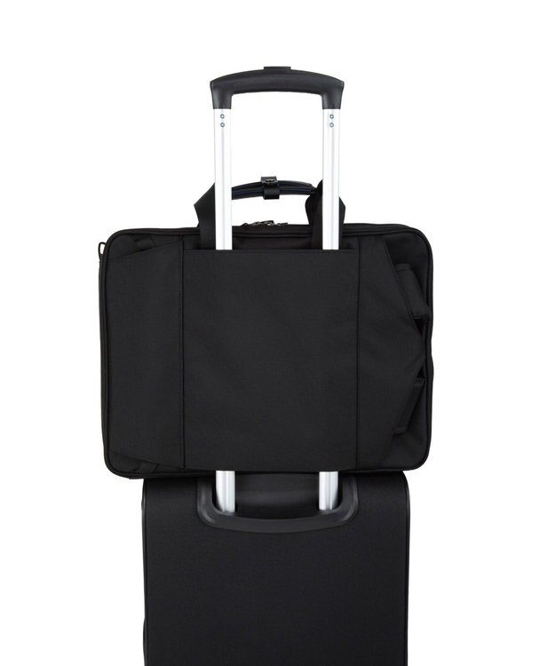ACE BAGS & LUGGAGE ace. デヴェル ビジネスリュック  B4サイズ 15.6インチPC収納 21/29L 1520g 3way エキスパンド 20266 ブラック×ネイビー