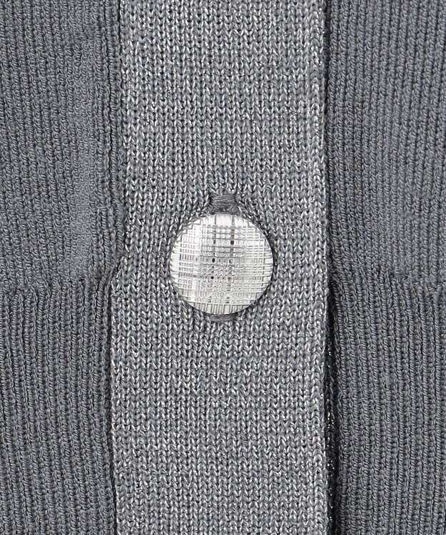 Feroux 【洗える・セットアイテム】ラメライン・ニットセットアップ ブルー系