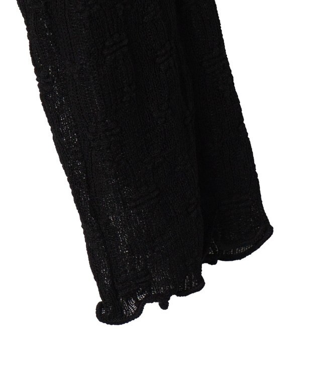 WEGO 【２点セット】アンサンブルレースカーデ ブラック