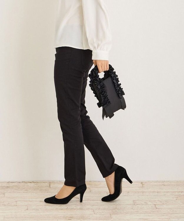 ROOTOTE 0658【直営店限定:ミニショルダー】ベビールー.フリフリ.テープ-A 01：ブラック