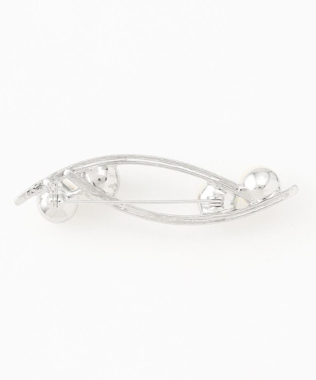 リーフパールブローチ オリジナルポーチ付　美品 ANEMONE】パール×リーフサークルブローチ｜SANPO ONLINE