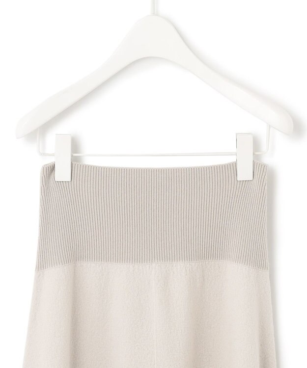 ICB L 【WEB限定カラーあり】ミルドウール ニットスカート トープ系