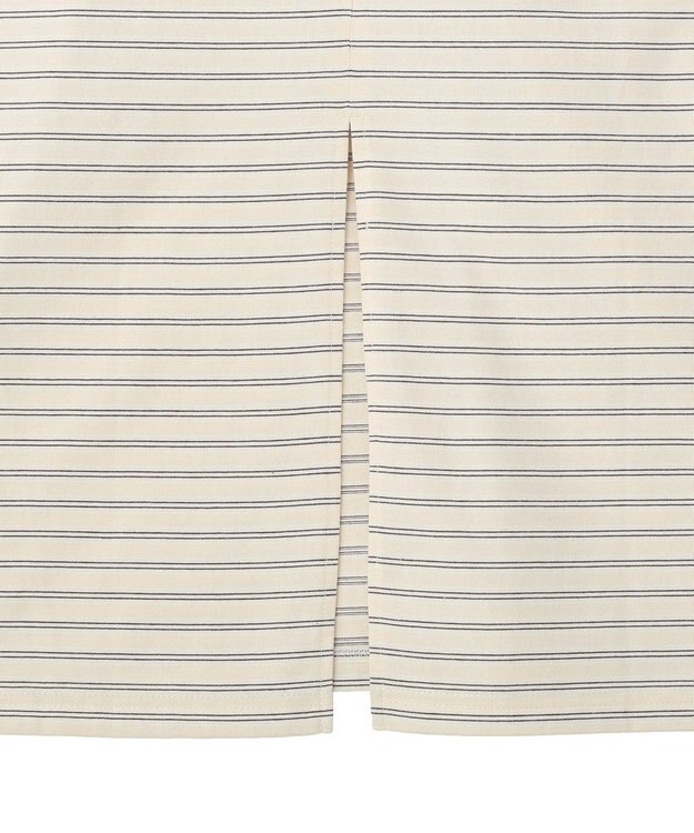 CRAFT STANDARD BOUTIQUE ポロ衿ボーダーワンピース Ivory