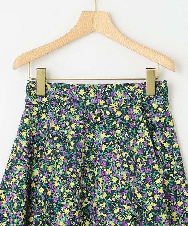 組曲 【23AW】フラワープリント ドラマティック スカート パープル系5