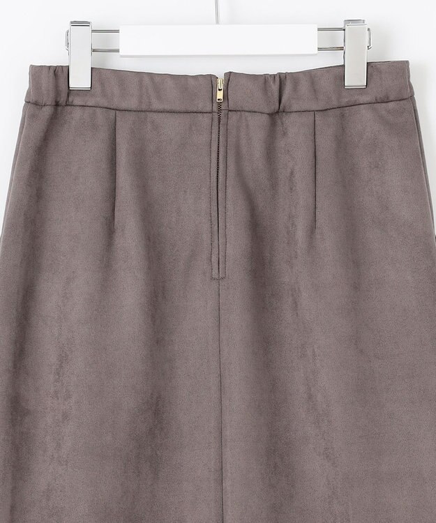 J.PRESS LADIES 【洗える】スエードダンボール スカート ブラウン系