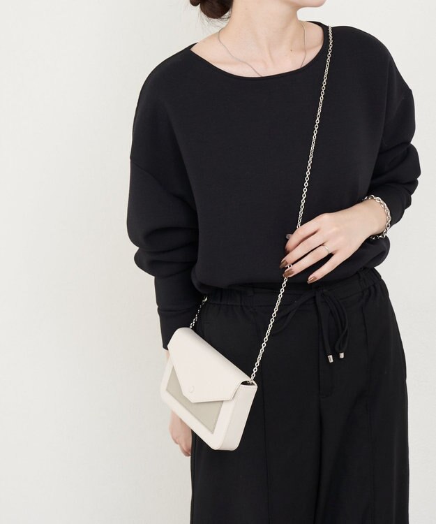 ラシット（russet）/バイカラーレザーウォレットショルダー(SO−438) バイカラーレザーウォレットショルダー(SO-438) / russet