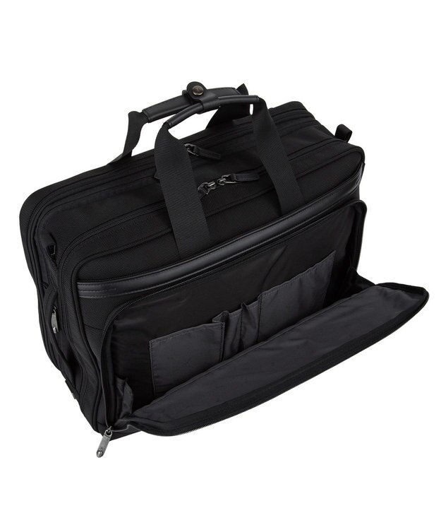 ACE BAGS & LUGGAGE ace. デヴェル ビジネスリュック  B4サイズ 15.6インチPC収納 21/29L 1520g 3way エキスパンド 20266 ブラック×ネイビー