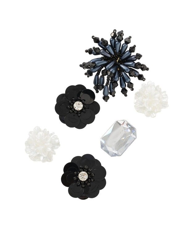 earth music&ecology シューズアクセサリーチャーム Black