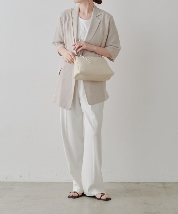 russet レザー2WAYショルダーバッグ(CE-1629) Ivory