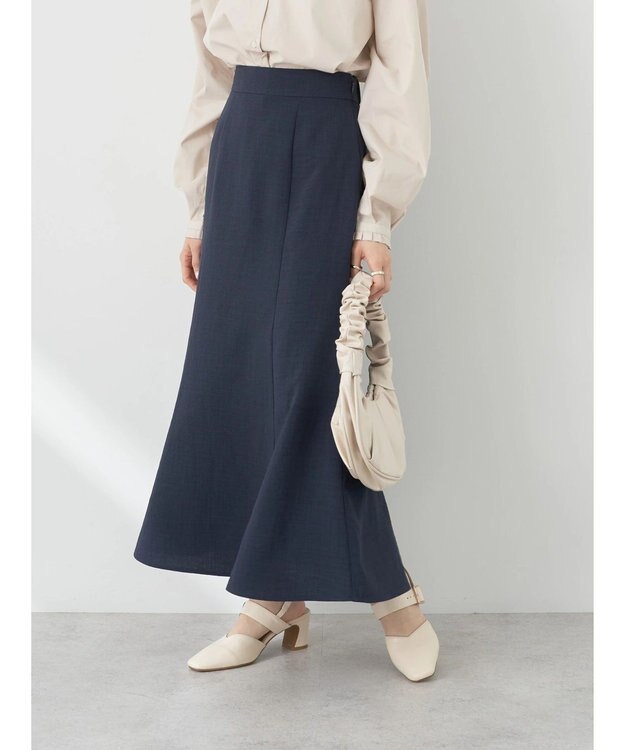 earth music&ecology マーメイドスカート Navy